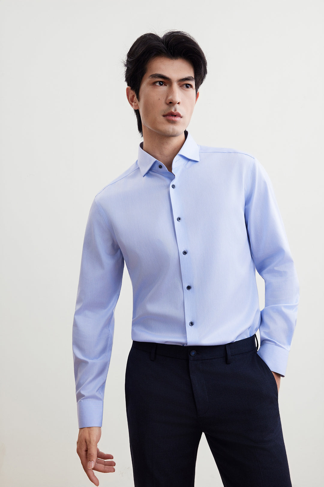 Non-Iron 長袖商務恤衫