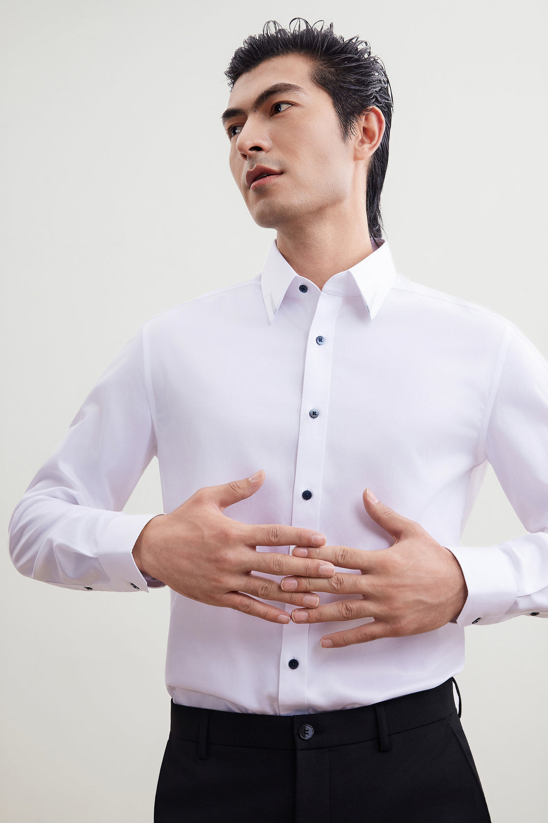 Non-Iron 長袖商務恤衫