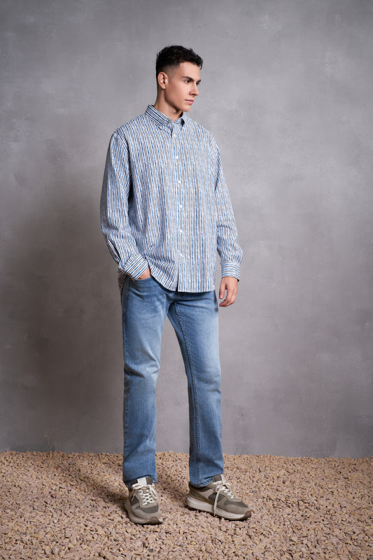 Wrinkle Free 長袖休閒恤衫