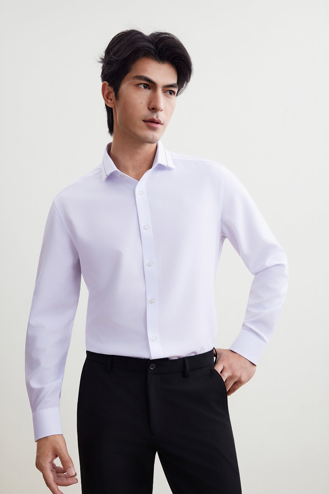 Non-Iron 長袖商務恤衫