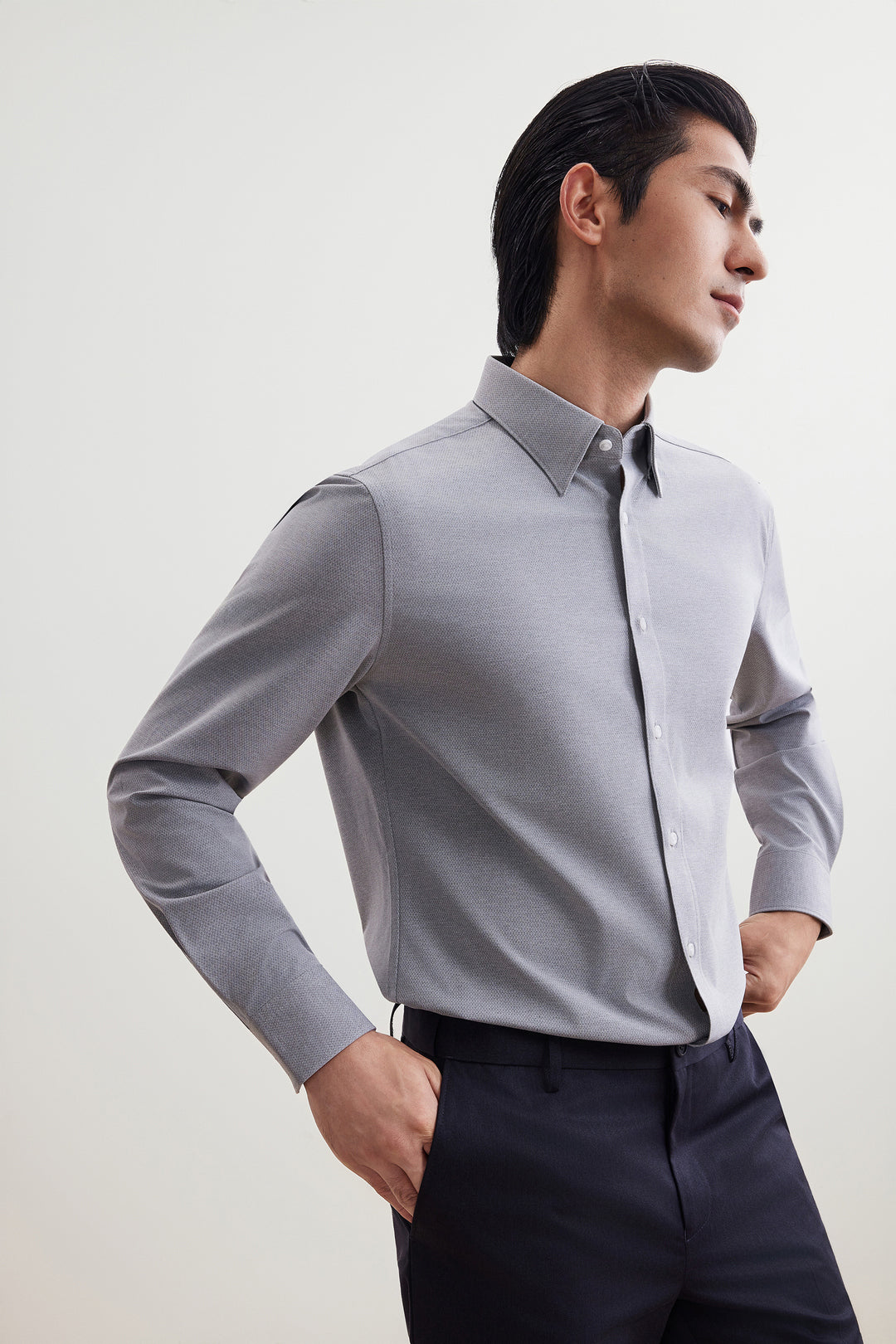 Non-Iron 長袖商務恤衫