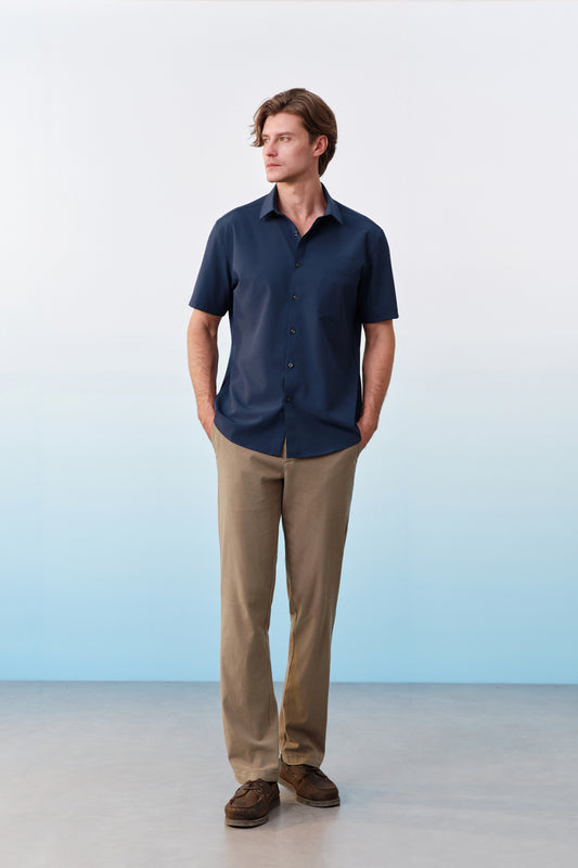 Non-Iron Short-Sleeve Dress Shirt