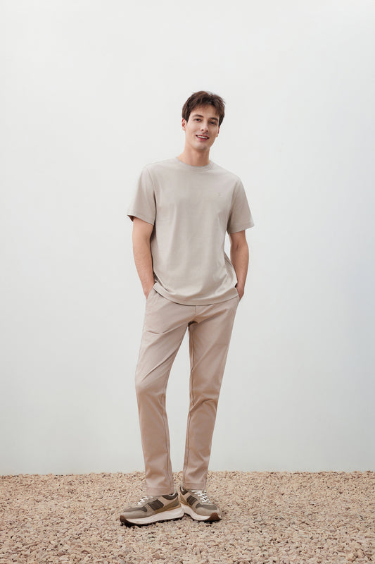 Mercerized Cotton 短袖休閒T恤