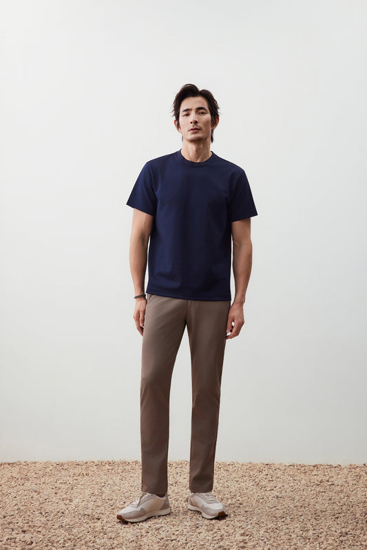 Mercerized Cotton 短袖休閒T恤