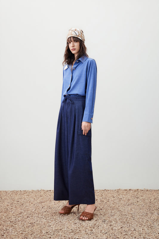 Wide Leg Casual Pants