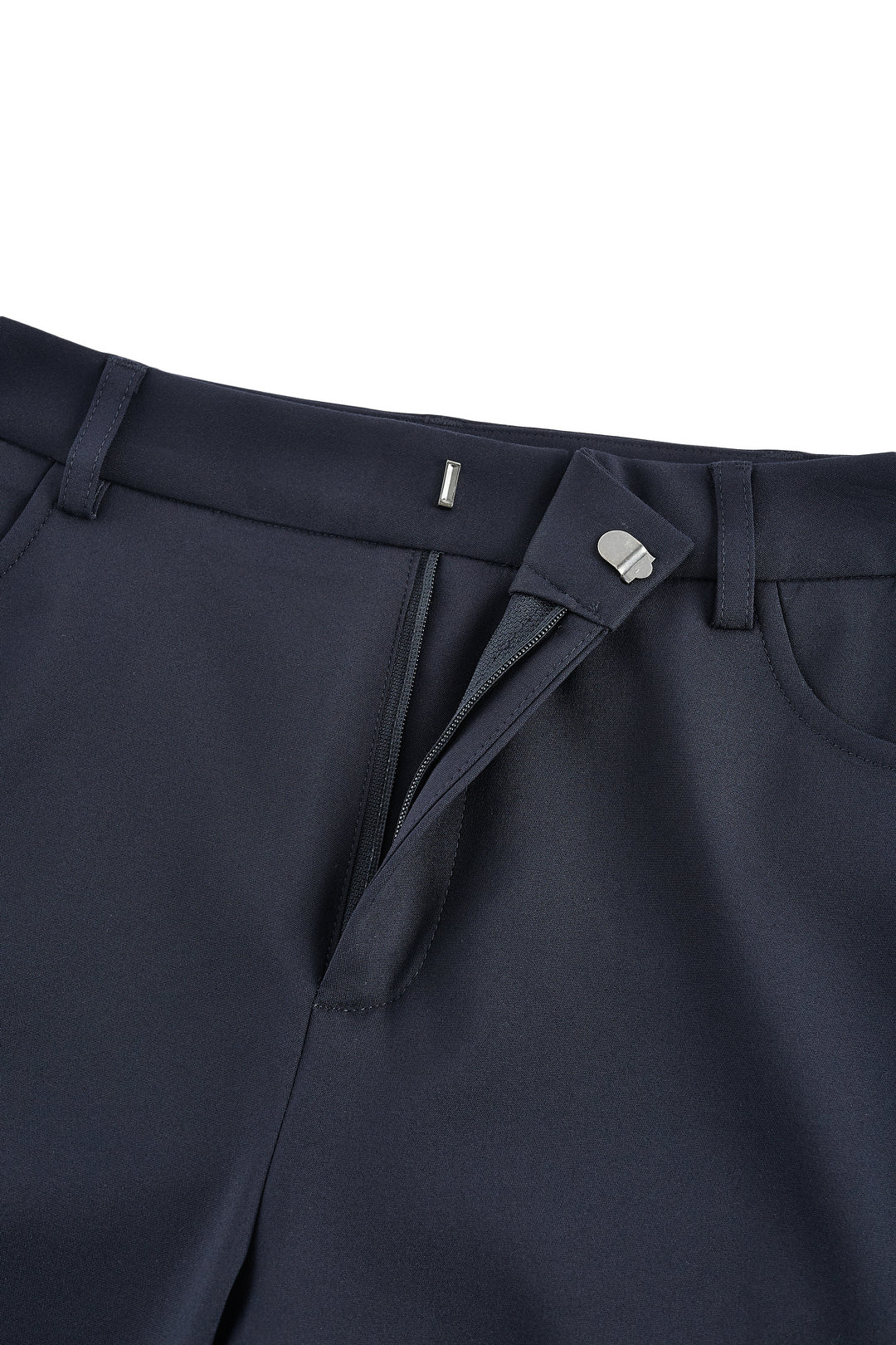 修身休閒長褲(配腰帶)