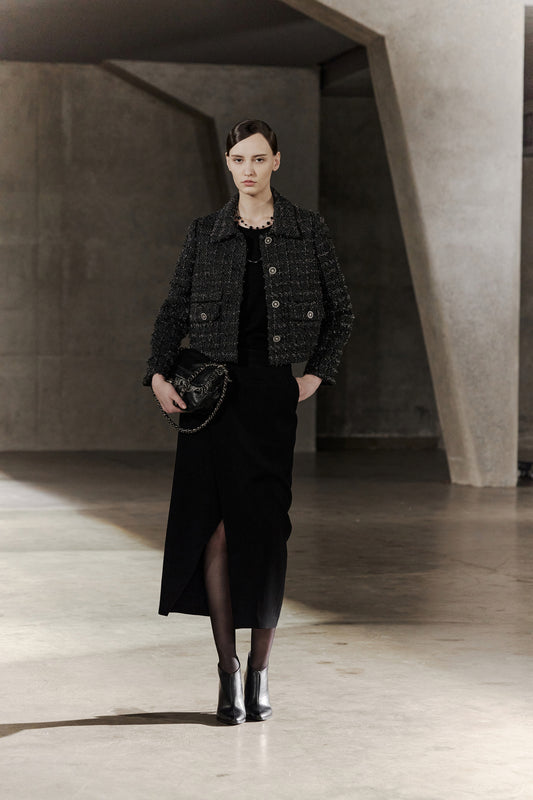 BLAACK | Round Neck Long Sleeve Jacket