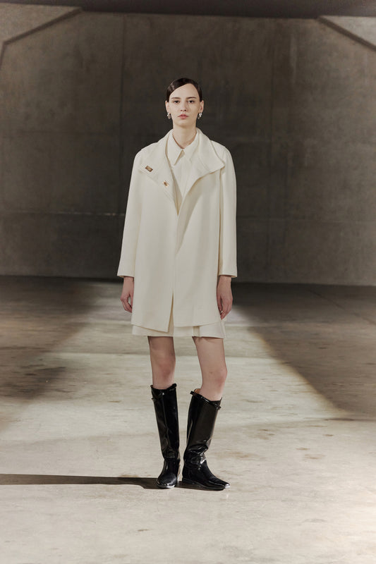 BLAACK | Wool Collection Stand Collar Coat