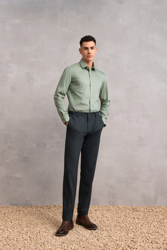 Pure Cotton 長袖商務恤衫