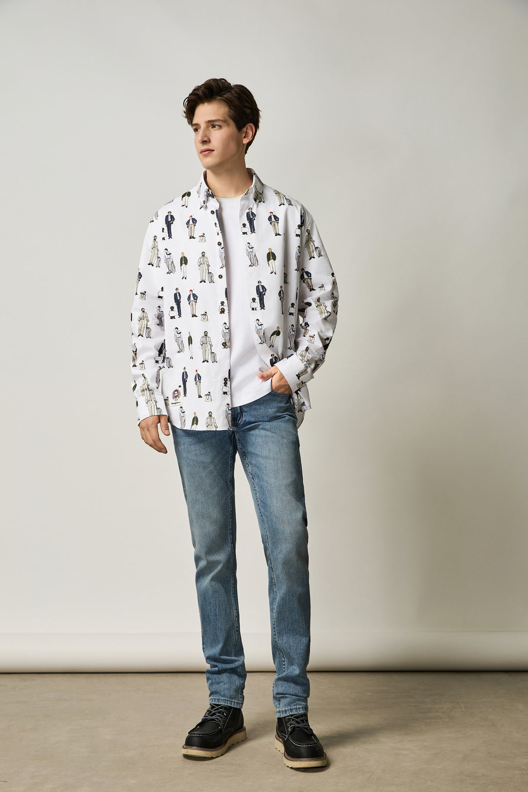 G2000 X Rodrigo Saldana Wrinkle Free 長袖休閒恤衫