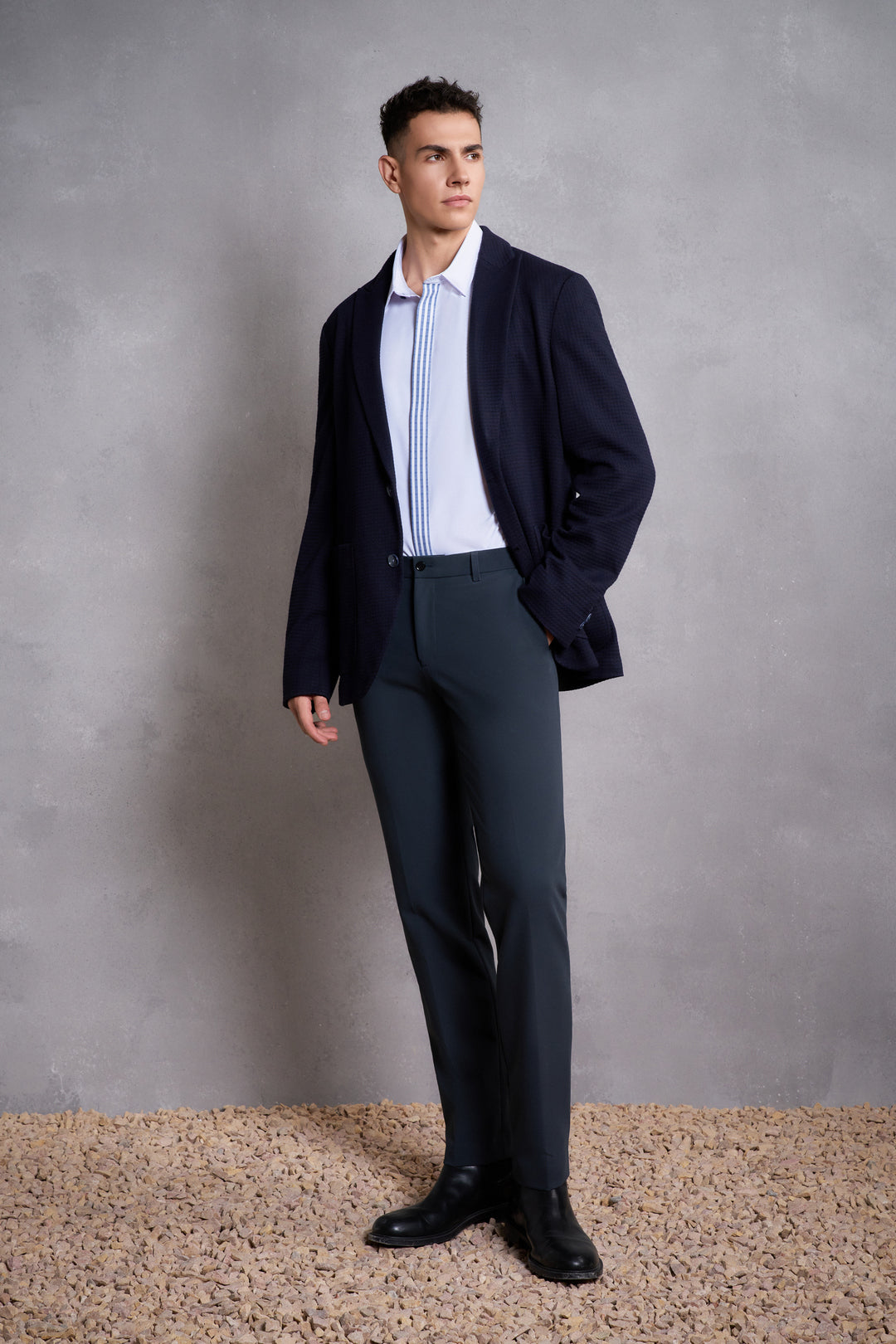 Non-Iron 長袖商務恤衫