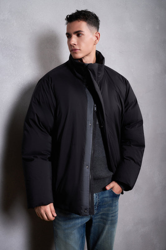 G2000 MAN-water-repellent-down-jacket-58196074-Black