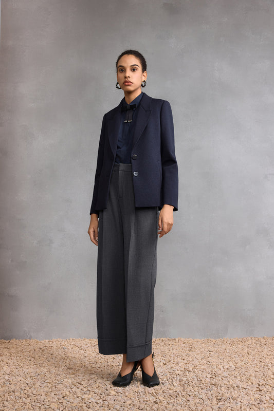 劍領長袖獨立西裝外套