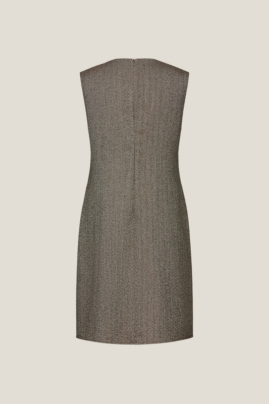 圓領無袖連身裙