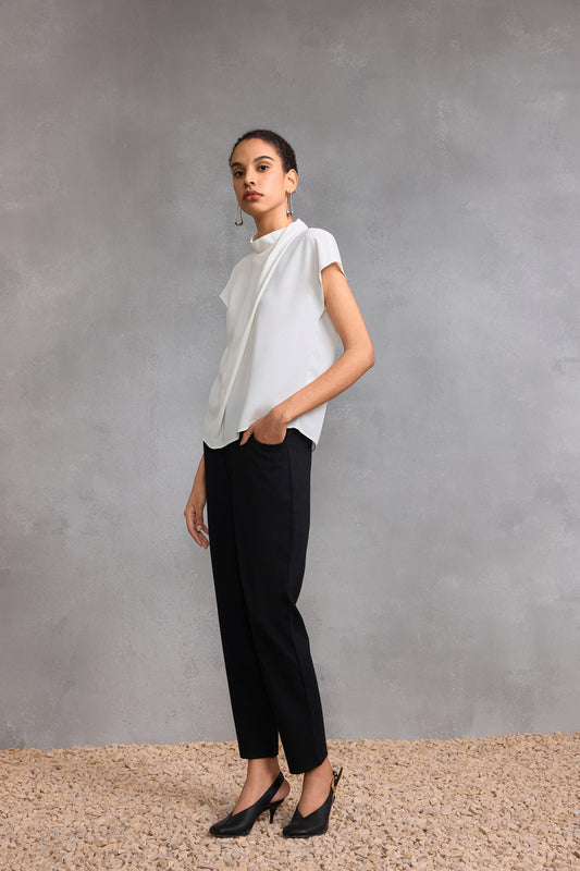 G2000 WOMAN-cigarette-casual-pants-58266016-Black