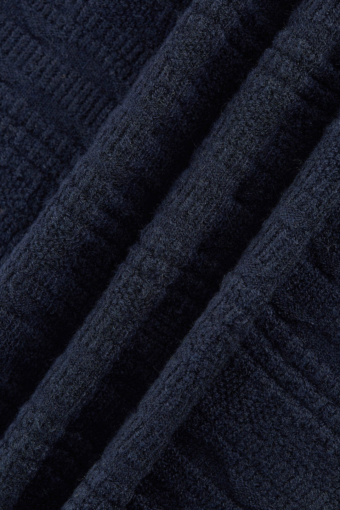 Textured Round Neck Knit Sweater