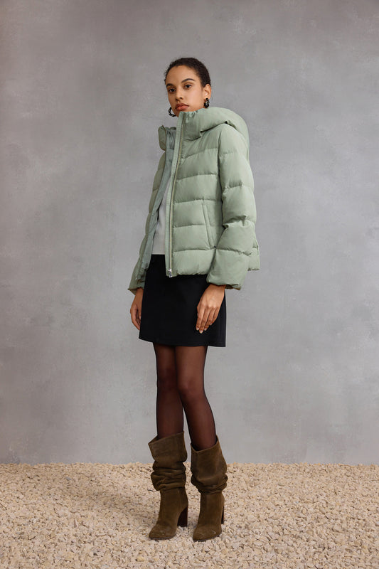 Teflon 連帽羽絨外套