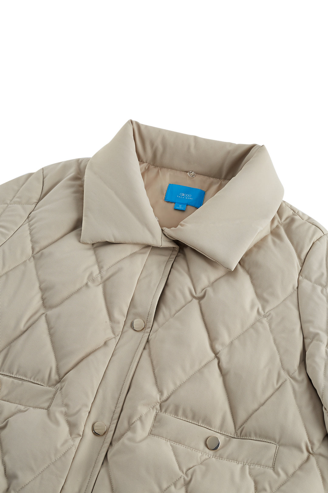 Detachable Faux Fur Collar Long Sleeve Down Jacket