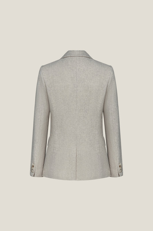 BLAACK | Peak Lapel Long Sleeve Suit Blazer