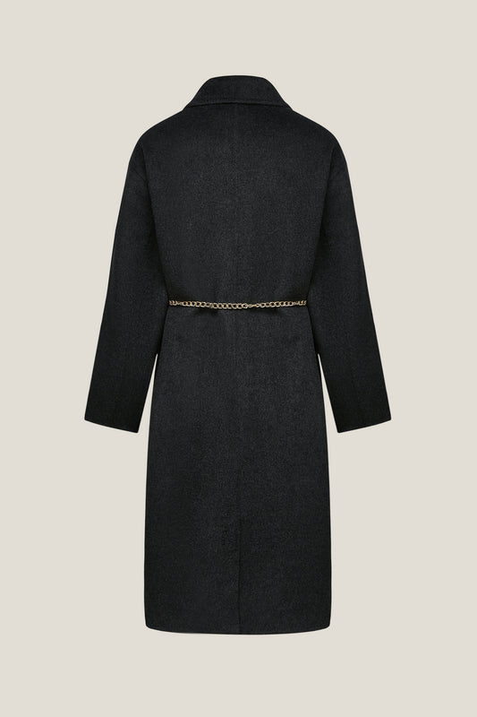 BLAACK | Wool Lapel Collar Coat