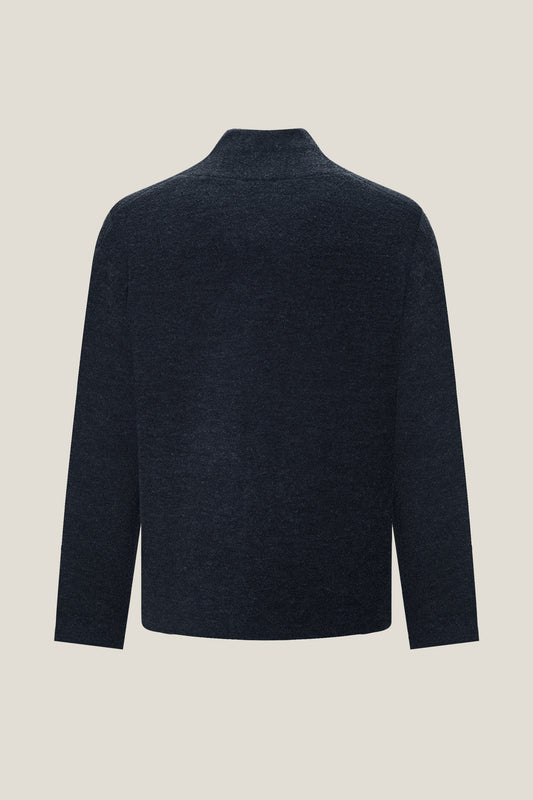 Boucle Yarn Cardigan