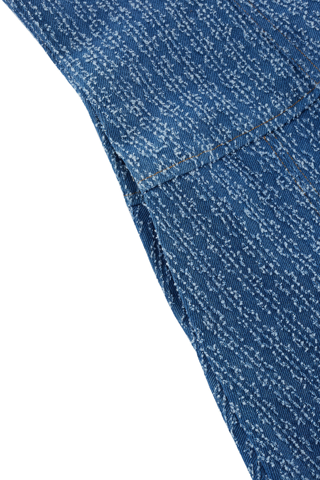 Denim Lapel Collar Dress