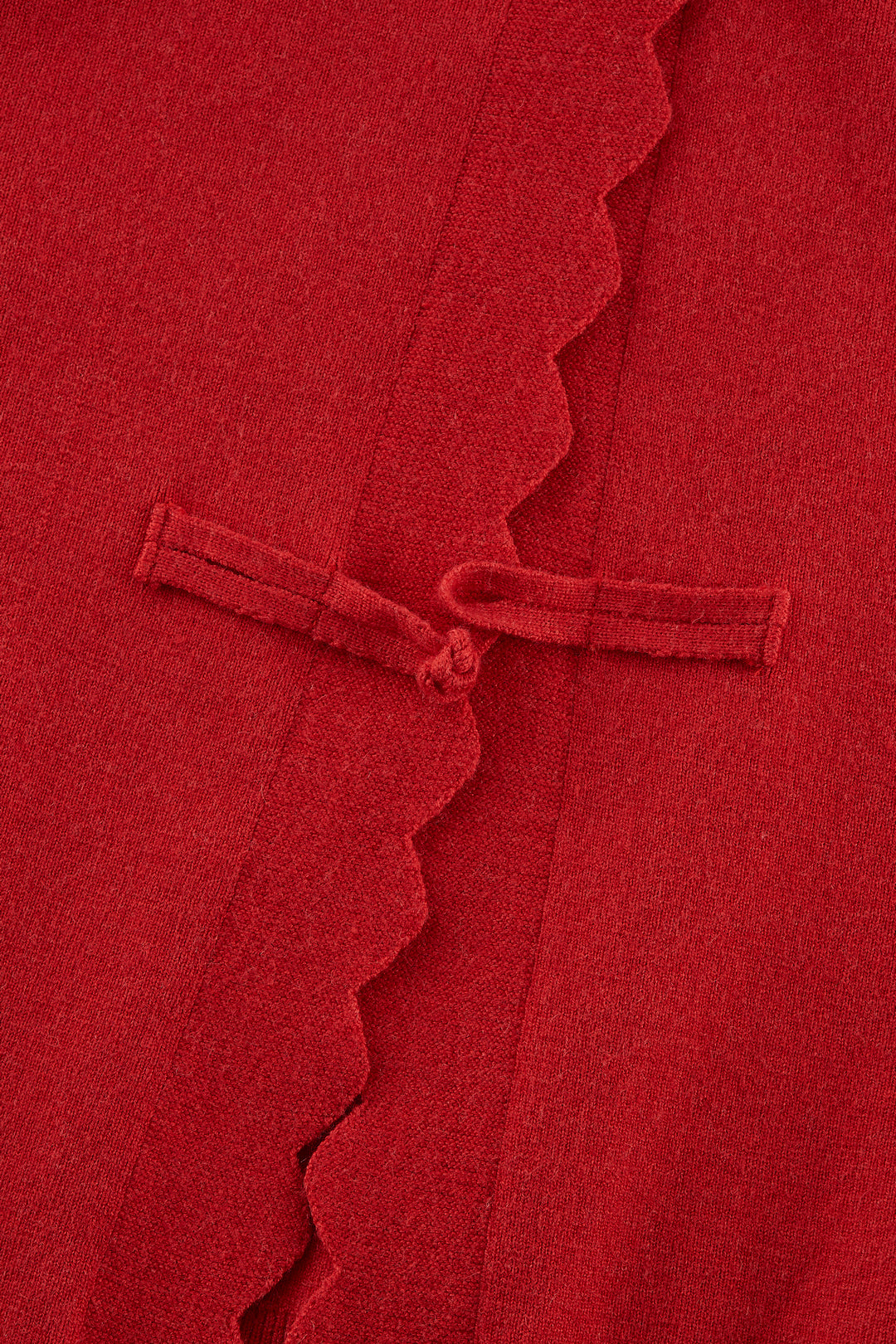 Round Neck Long Sleeve Cardigan