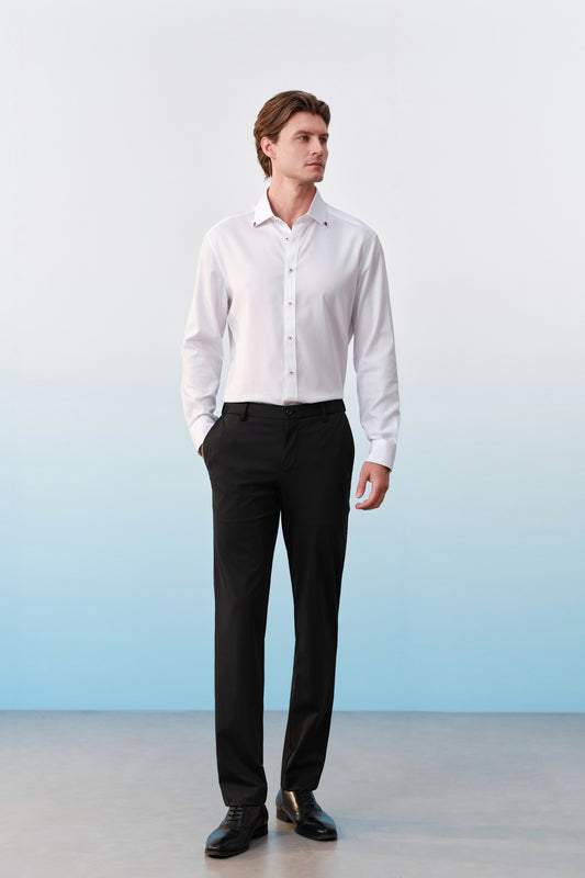 Cool Touch | Hidden Elastic Waistband Dress Pants