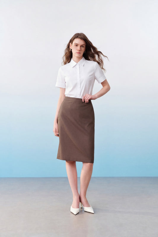Cool Touch | Shirt Collar Short-Sleeve Dress Shirt