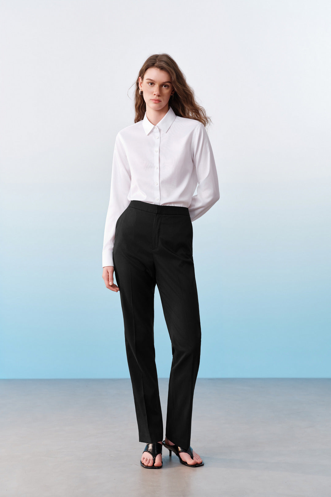 Three Proof Finish | Regular Waist Suit Pants