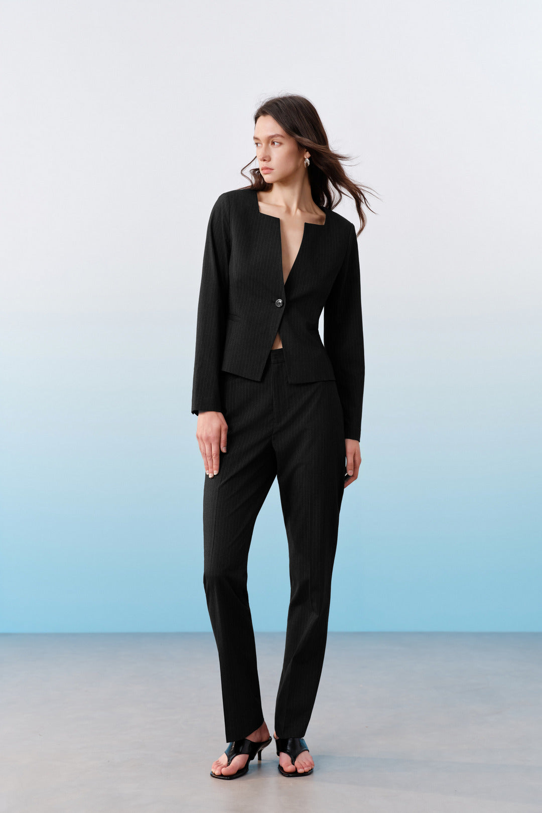 Machine Washable | Regular Waist Suit Pants