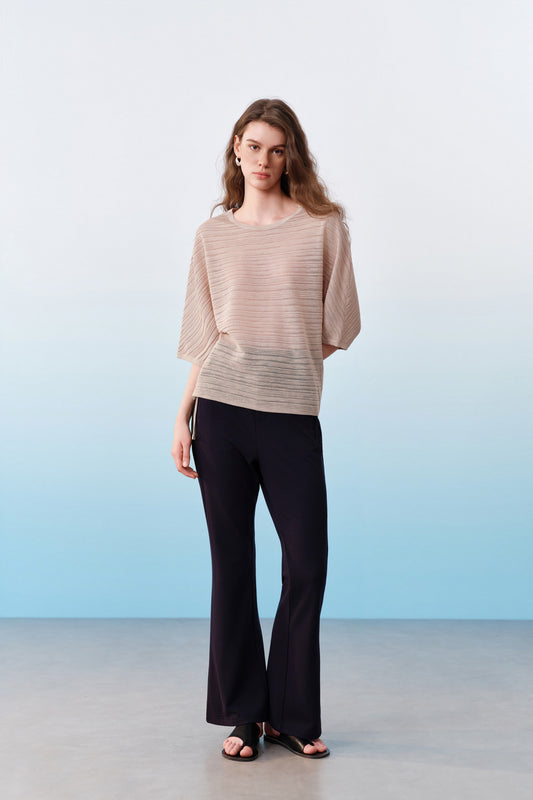 Machine Washable | Round Neck Knit Sweater