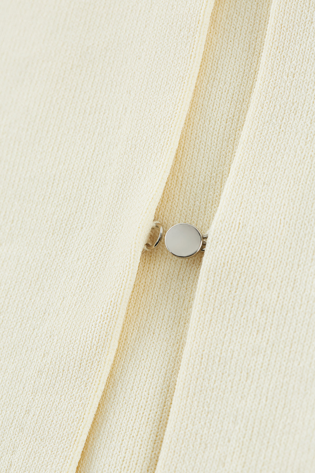 Machine Washable | Ribbed Round Neck 羅紋圓領針織外套