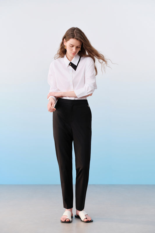 BLAACK | Wool Blend | Regular Waist Suit Pants