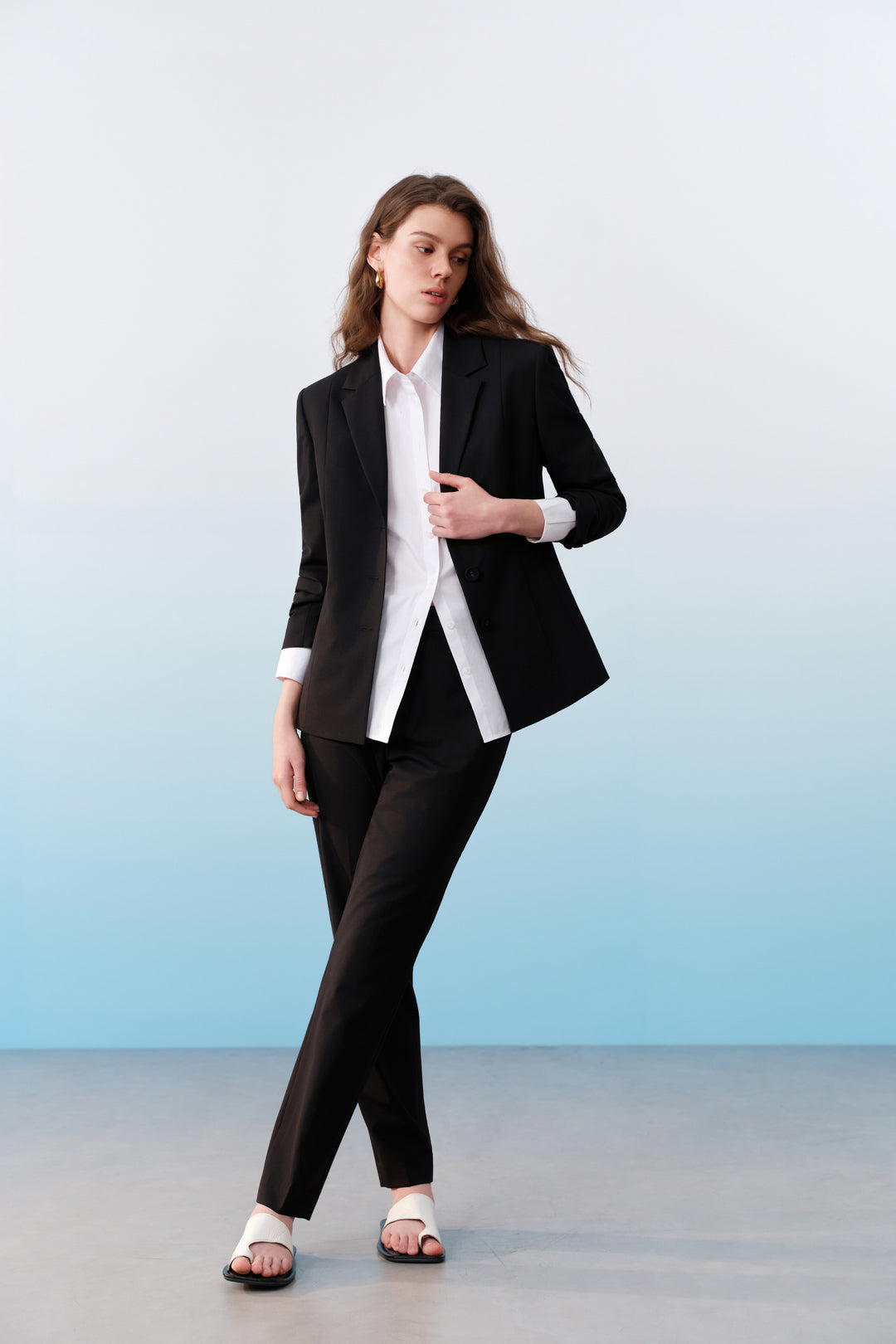 BLAACK | Wool Blend | Regular Waist 西裝褲