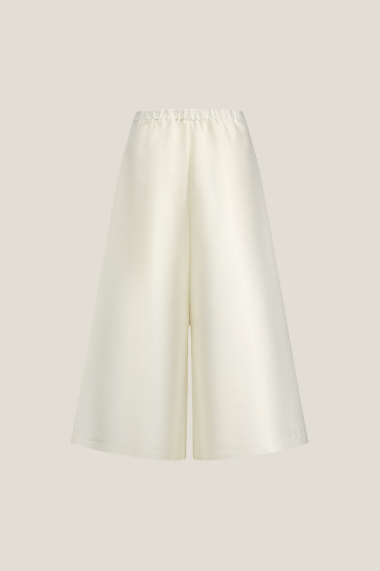 LUXURY | Premium Wool-Silk Blend | Regular Waist 休閒長褲(配後腰配鬆緊腰頭)