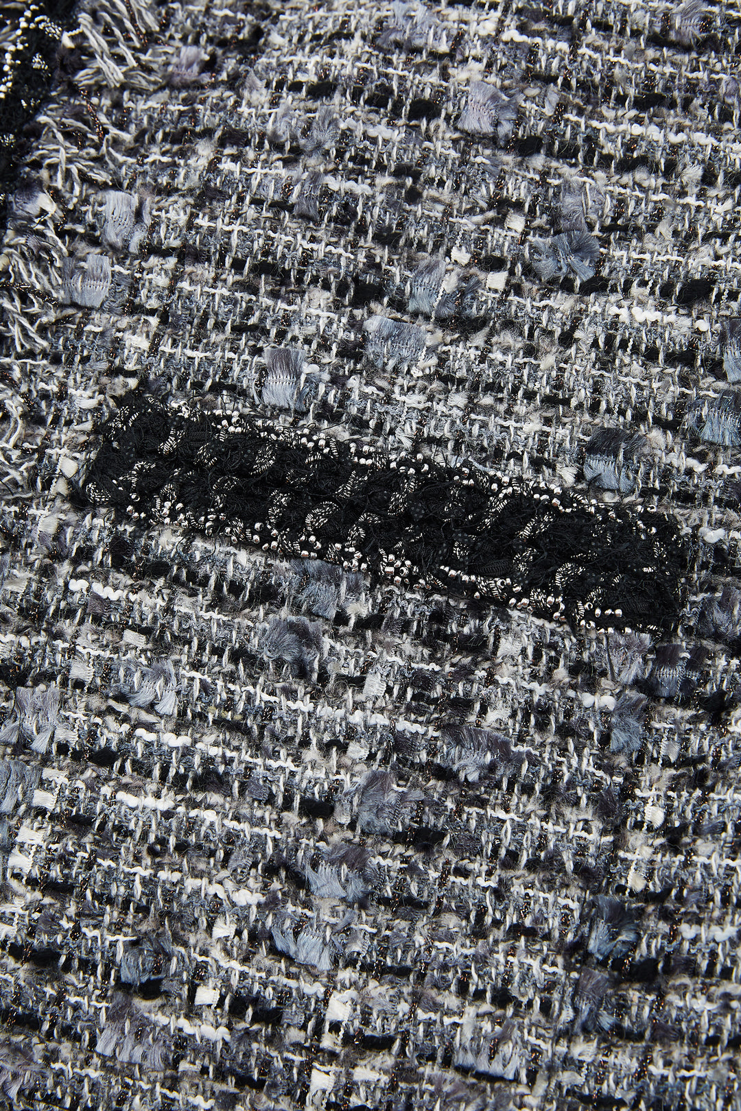 LUXURY | Round Neck Fringe And Trimming 圓領邊緣流蘇細節休閒外套