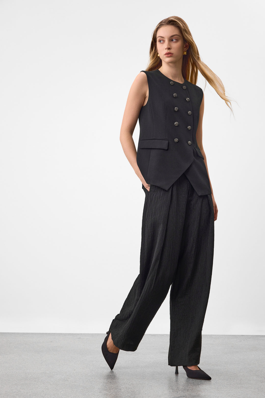 Machine Washable | Round Neck Blazer