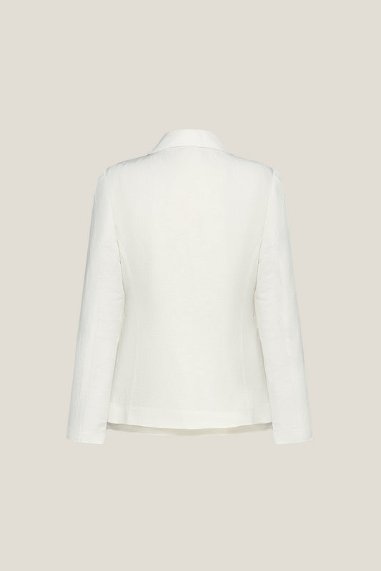 LUXURY | Premium Linen-Silk Blend | Peak Lapel 劍領獨立西裝外套