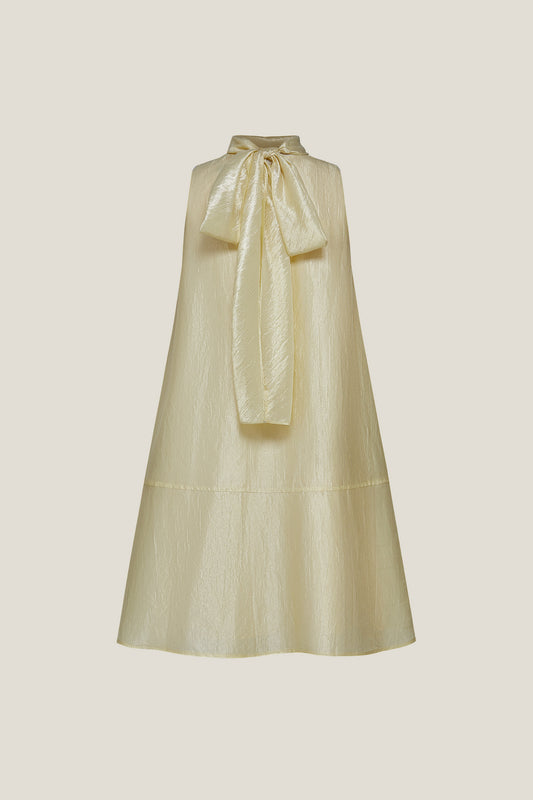 LUXURY | Japan Fabric | Drape Stand Collar 垂墜企領連身裙