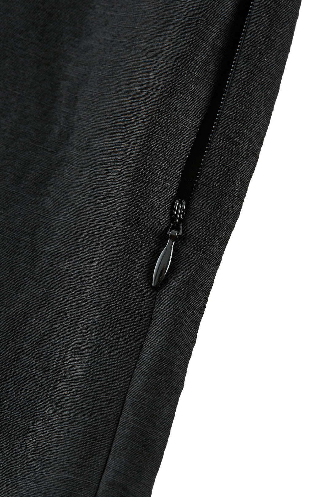 LUXURY | Premium Linen-Silk Blend | Drape Collar 垂墜領連身裙