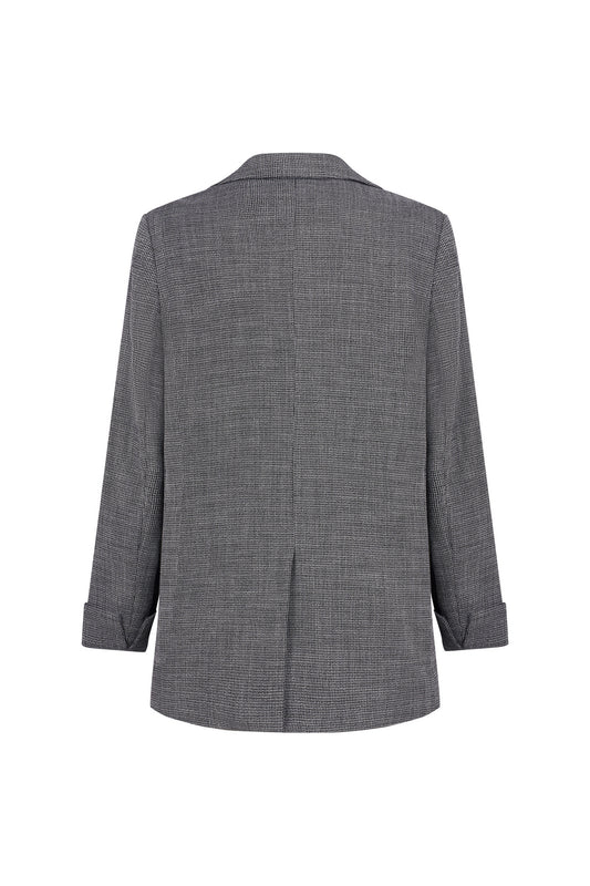 Jacquard | Notch Lapel Blazer