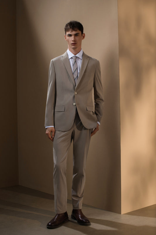 BLAACK | Wool Blend | Notch Lapel Double Vent Suit Blazer