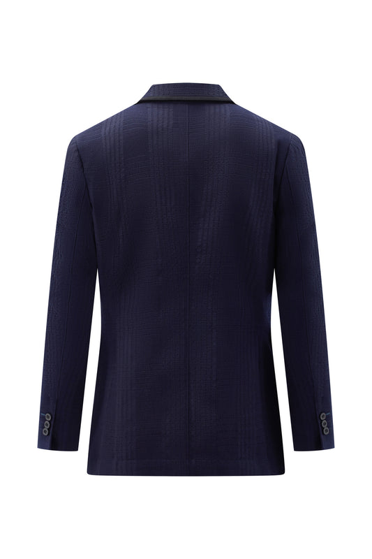 LUXURY | Italy Fabric | Notch Lapel Double Vent Blazer