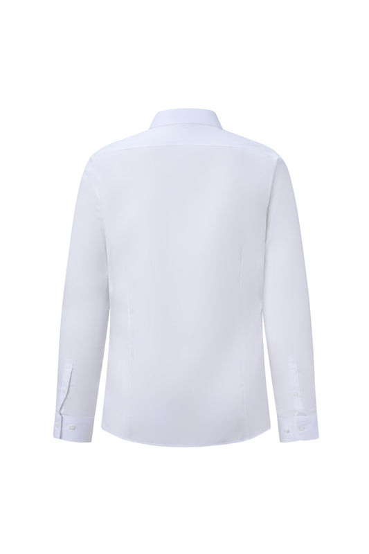 LUXURY | Easy Ironing | Premiun Cotton Silk Long-Sleeve Dress Shirt