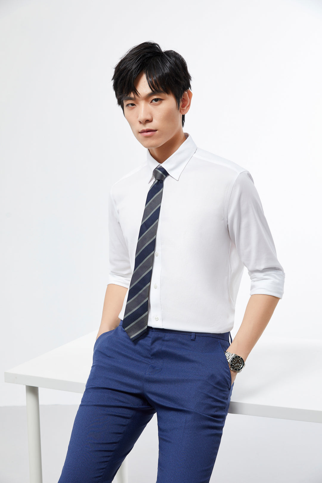 Non-Iron Soft 長袖商務恤衫