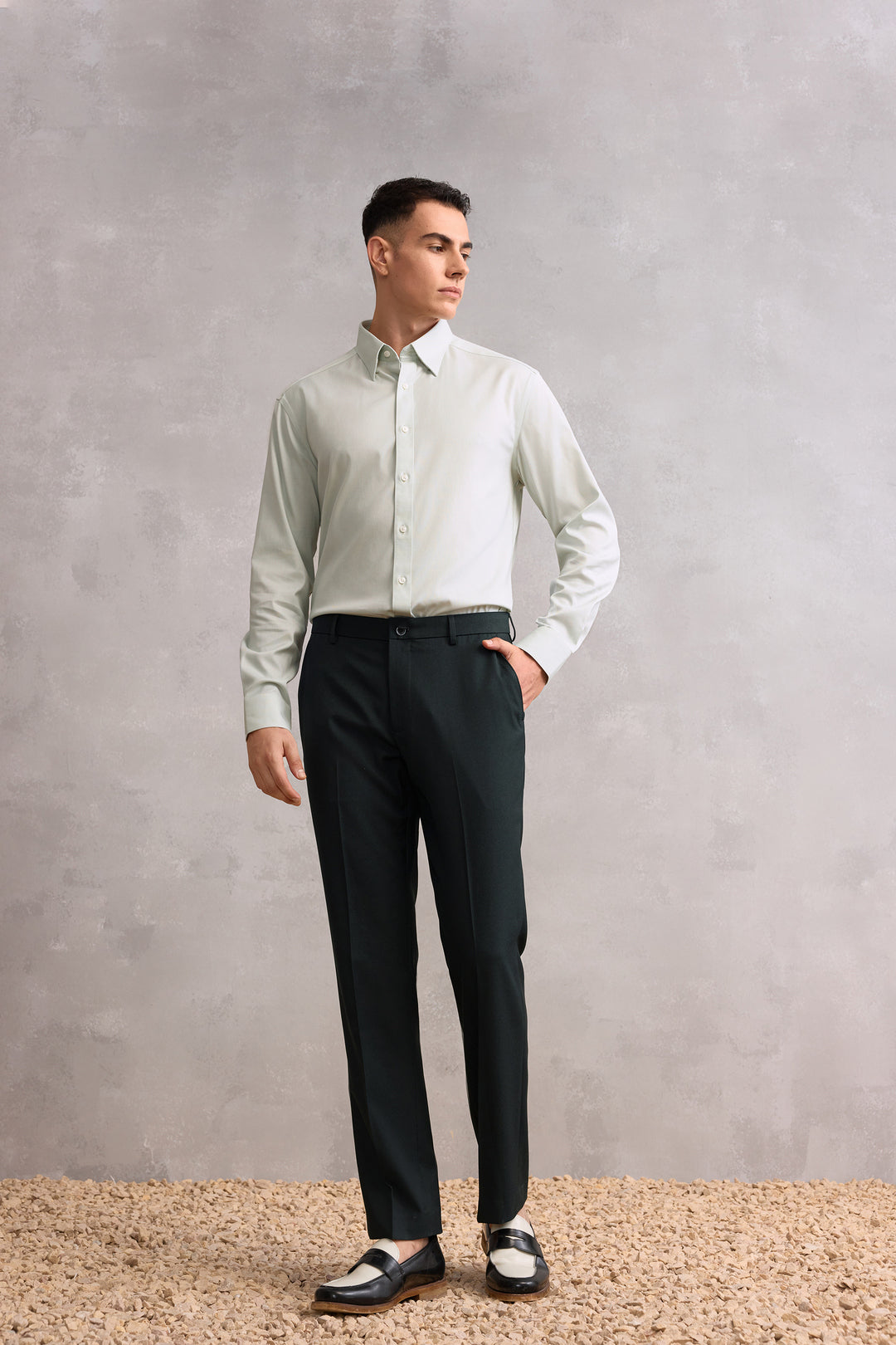 Non-Iron Soft 長袖商務恤衫