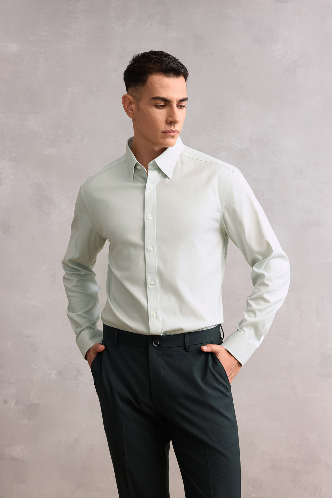 Non-Iron Soft 長袖商務恤衫