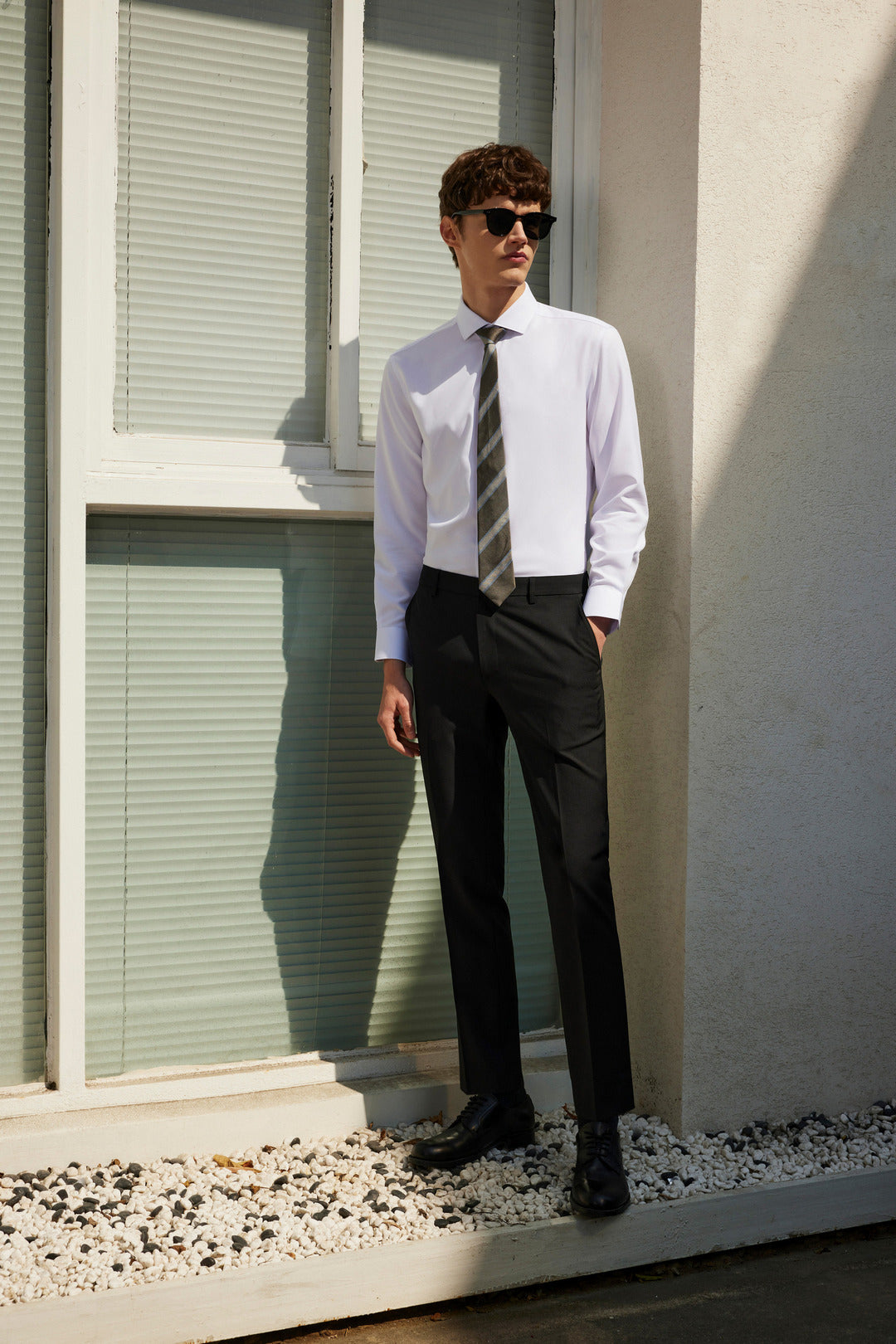 Non-Iron Dry 長袖商務恤衫