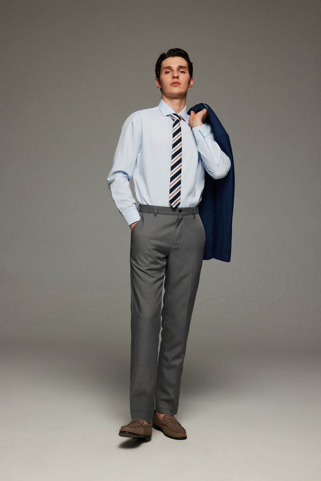 Non-Iron Dry 長袖商務恤衫